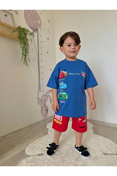 UESKİDS Boys' Character Shorts Suit
