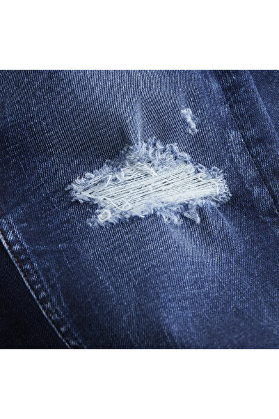 Calvin Klein SLIM TAPER Erkek mavi Kot Pantolon