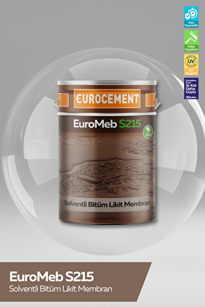 Eurocement EuroMeb S215 Solventli Bitüm Likit Membran