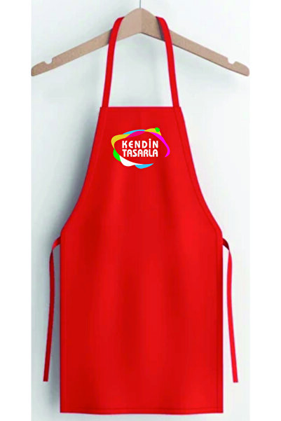 yeşil baskı merkezi Kendin tasarla baskılı mutfak önlüğü