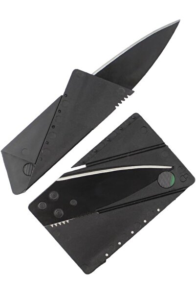 Biki Card Knife Folding Knife Credit Card Size Thin Pocket Wallet Survival Tool