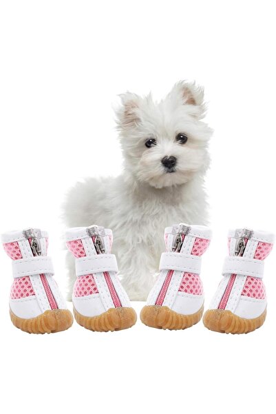 bolivia's أحذية شبكية للكلاب، 4 قطع مقاس 4 أحذية كلاب مضادة للانزلاق وجيدة ال...