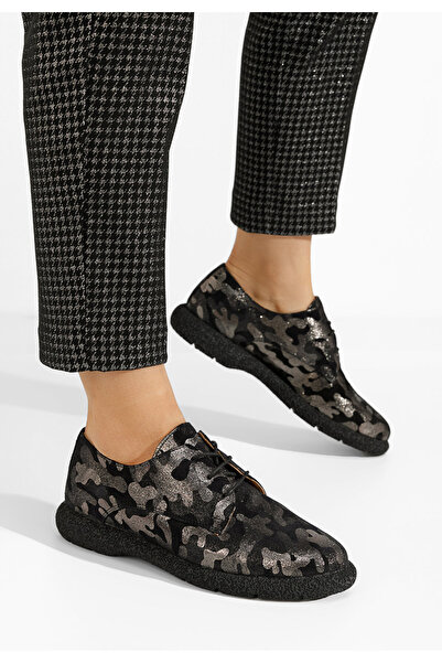 B T Shoes Karysa V2 multi-colored leather derby shoes