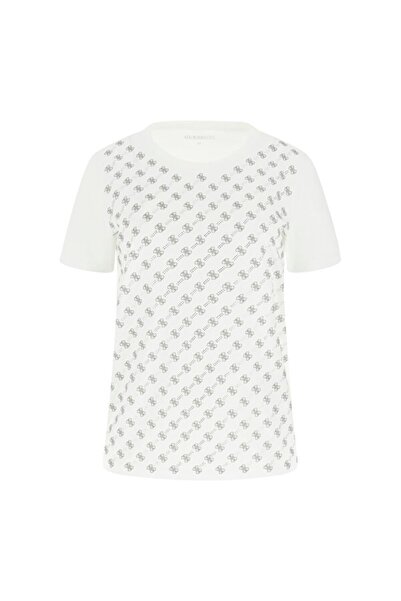 Guess Γυναικείο μπλουζάκι με κανονική εφαρμογή Allover