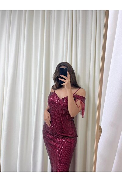 SELSAL Long sequin evening dress