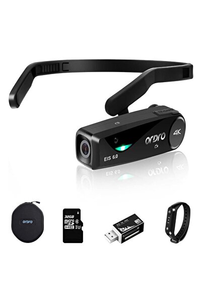 Ordro Ep6 Plus 4K Video Kamera Giyilebilir Vlog Kamera