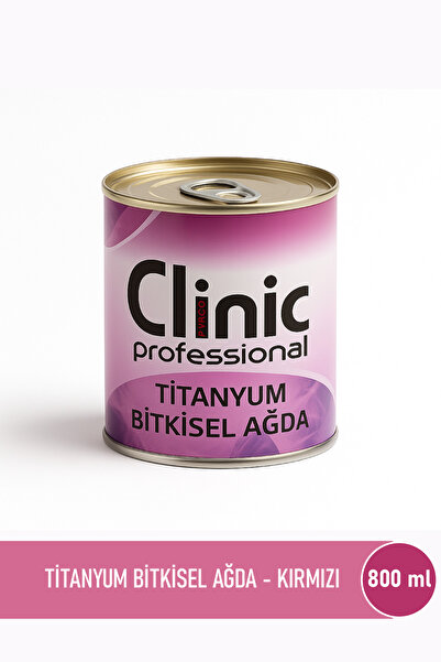 CLINIC PYROO Titanyum Bitkisel Ağda Kırmızı - 800 ml