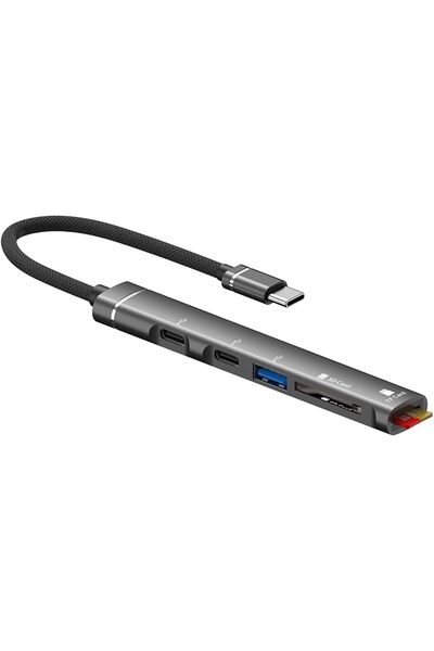 STOREMAX mrtshoppng Type-C Uclu iPhone 15 Uyumlu SD Kart TF Kart Micro SD Kart Okuyucu USB 3.0 Girişli Xiaomi