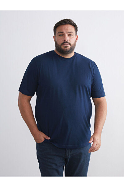 LC Waikiki Sparkling Selections from Shining Store | Crew Neck Combed Cotton Men's T-Shirt