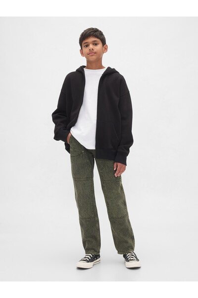 GAP Erkek Çocuk Yeşil Original Straight Jean Pantolon