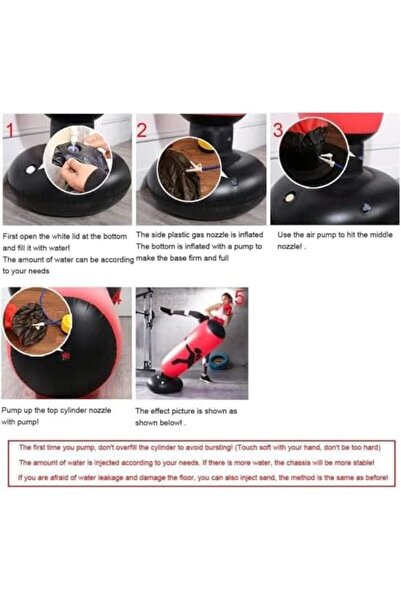 X SPRING Inflatable Punching Bag from X Spring, Freestanding 160 cm for Kids and Adults, Karate and Taekwondo