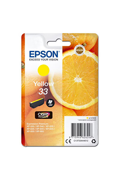 EPSON Cartridge . T3344 (C13T33444012), Yellow