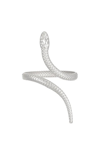 Belora Statement jewelry set, bracelet and ring in the shape of a snake