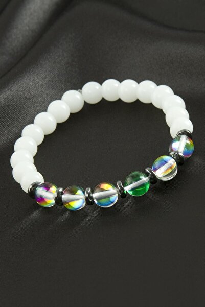 Generic Brand Neon Quartz Natural Stone Bracelet