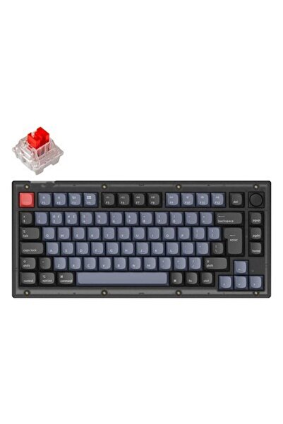 Keychron V1 Qmk Custom - K Pro Red Switch -Rgb- Hot Swap - Mechanical Keyboard Full Assembl