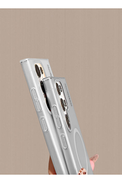 Wtech Samsung Galaxy S23 Ultra 5G 2025 Syndee Series Hybrid Translucent Magsafe Elegant Look Case Cover