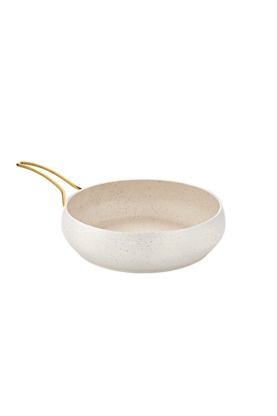 LAVONNI 28 cm Granit Güveç Derin Tava Krem