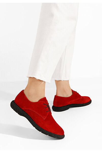B T Shoes Women's casual leather shoes Karysa V2 red