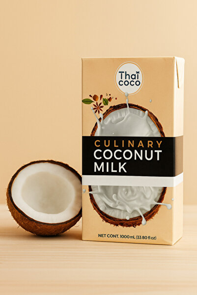 THAI COCO Coconut Milk Hindistan Cevizi Sütü 1 Lt Thai