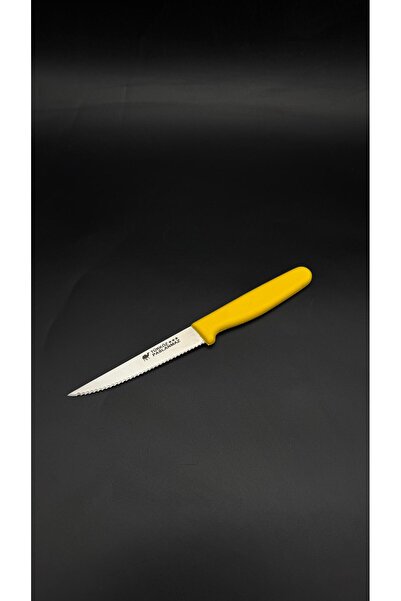 Türköz Sivri Tırtıklı Sebze - Mutfak Bıçağı | Çubuk Çelik Plastik Sap