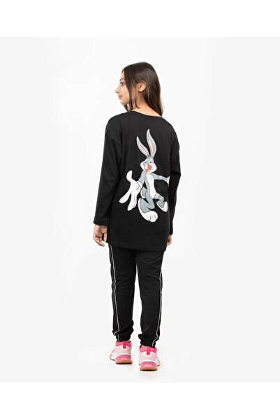 Finelook Girl's Looney Tunes Long Sleeve T-shirt & Bottom Set