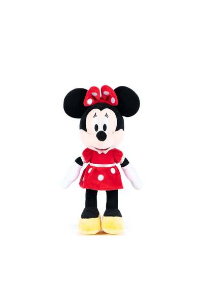 Disney Jucărie de pluș Minnie cu rochie roșie, 80 cm
