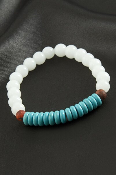 TakÇalıştır سوار من الحجر الطبيعي فيروزي سييت، سوار من الحجر الطبيعي بتصميم أنيق