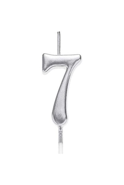 Teo Lumanare de Tort, , Model Cifra 7, Party, 4.5 x 2.5 cm, din Parafina, Arg...
