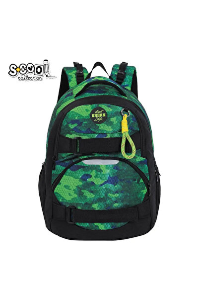 D-Toys Ghiozdan anatomic Urban, GREEN ARMY, 43x29x22 cm