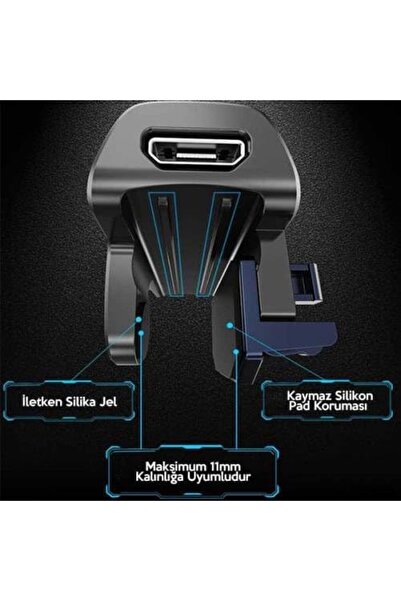 STOREMAX Ayarlanabilir RGB Işıklı 400Mah Bataryalı Telefon Soğutucu Ayarlanabilir Joystick Tetik Gamepad 117