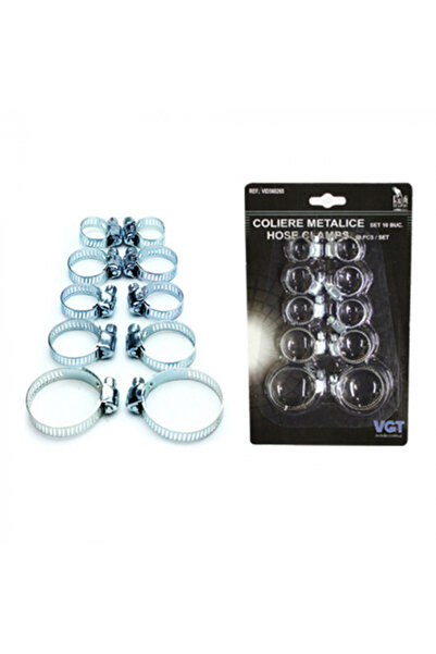 vgt Set of 10 metal necklaces