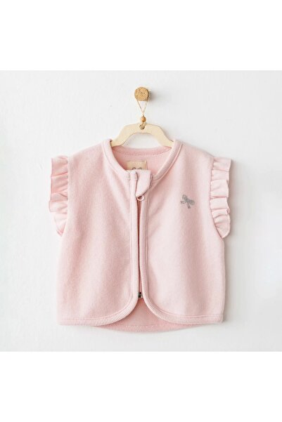 Bebek Center Casual Vest Pink