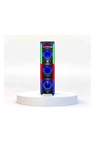 Tekno Gökhan Hepu Taşınabilir Tekerli Dev Boy 10X3 Inç 1.47 cm Super Bass Woo...