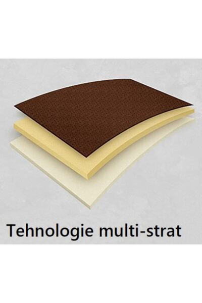 Metru Patrat Set 3 universal car seat covers, brown, washable, waterproof, with armrest cutout and pocket organiz