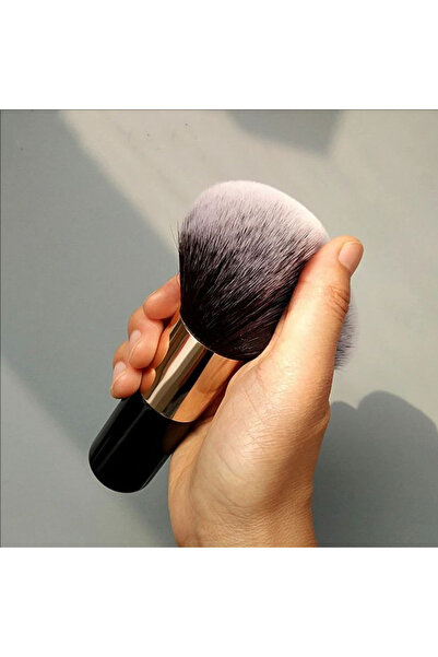 choice2 مجموعة فرش مكياج كبيرة الحجم من MJ باللون الأسود، فرشاة بودرة الأساس ...