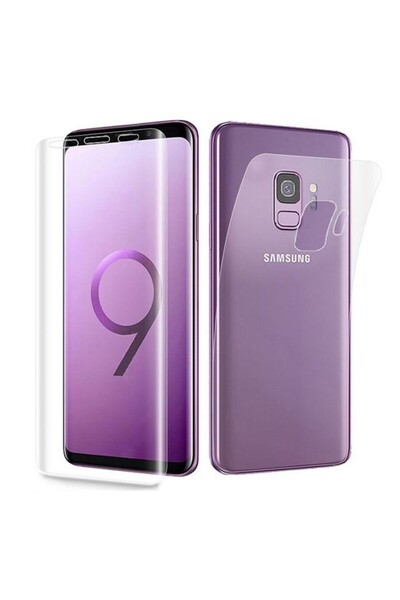 Teo Folie Plastic compatibila cu Samsung Galaxy S9 Fata-Spate Transparent