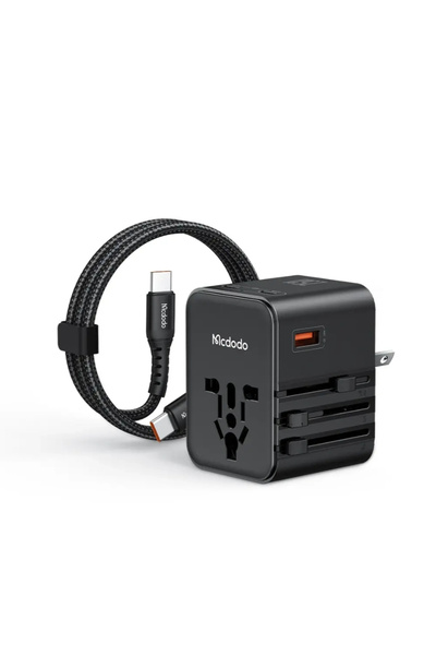 Mcdodo CP-3260 25W Evrensel Seyahat Adaptör Type-C To Type-C kablo dahili