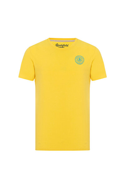 ROUTEFIELD Ανδρικό κίτρινο μπλουζάκι Timothy ΑΝΔΡΙΚΟ ΜΠΛΟΥΖΑ RFTIMOTHY22