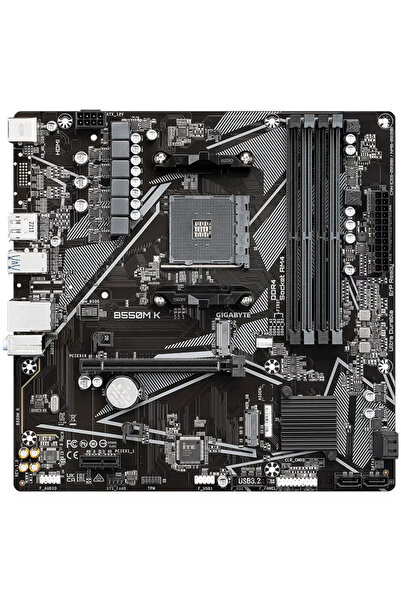 Gigabyte Placă de bază, B550M-K, Socket AM4, mATX
