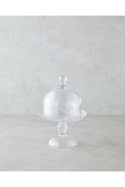 English Home Miny Glass Standing Presentation Holder Transparent