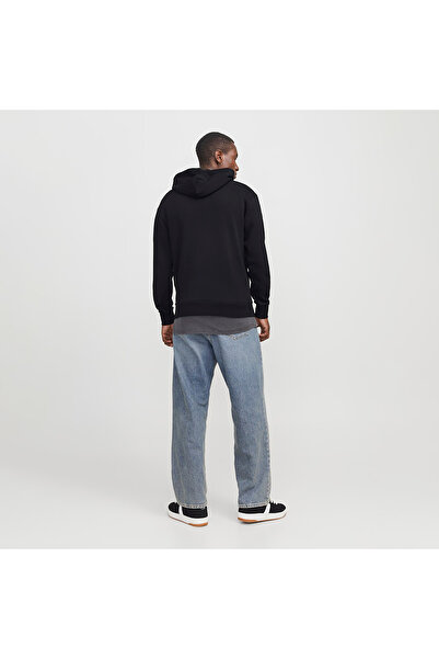 Jack & Jones Графична мъжка черна суитшърт (12268422-B)