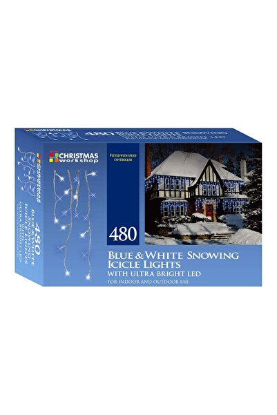 dalip Șir de lumini de Crăciun tip 17 m 200 LED-uri hexagonale, albastre