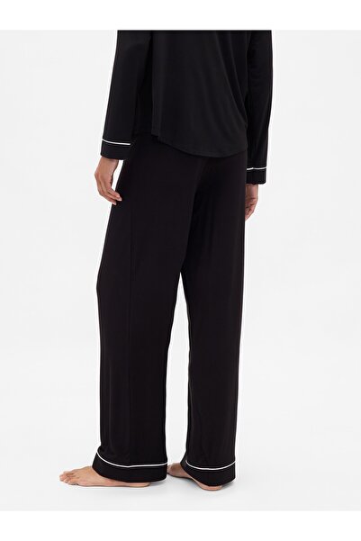 GAP Kadın Siyah Modal Pijama Pantolon