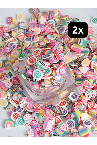 Sirius Hobi Epoksi Polimer Kil Süslemeler (Fimo Dilimleri) Şekerleme 8 gr 2x4...