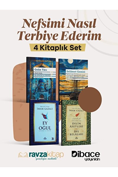 Ravza Yayınları Nefsimi Nasıl Terbiye Ederim 4lü Set Gelin Tacı Selamet Gemis...