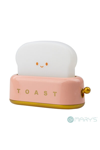 Mary's Toaster Pembe Led Gece Lambası