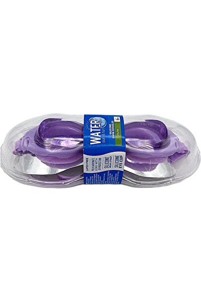 water sun & fun Swim Goggles With Case Youth Ages 8+ Silicone Eye Cups