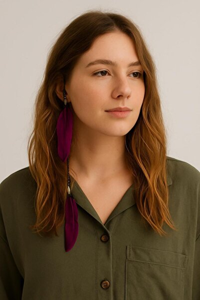 New Obsessions Lanț de păr cu pene Snur de păr Rasta