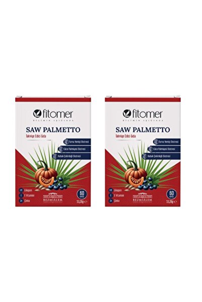 Fitomer Saw Palmetto Takviye Edici Gıda 60'lı Kapsül 2'li Fırsat Seti