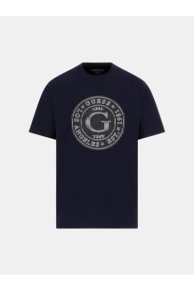 Guess Ανδρικό μπλουζάκι με κανονική εφαρμογή